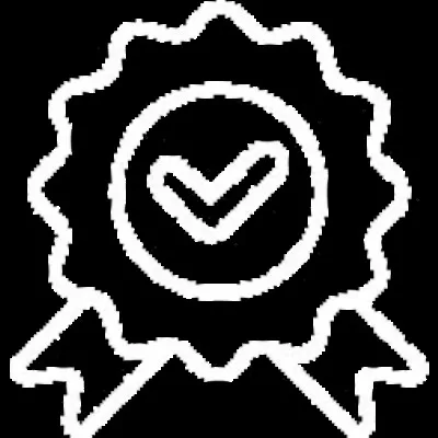 Icono de una medalla de reconocimiento que certifica el profesionalismo y la pasión detrás de cada show de drones exitoso